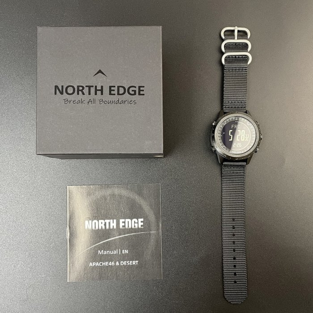 Мужские часы North Edge Desert 5BAR с компасом - изображение 4
