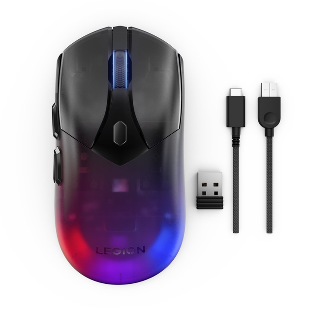 Мишка ігрова Lenovo Legion M410 RGB Gaming Mouse бездротова 16000 DPI Black - Фото 4 Мишка ігрова Lenovo Legion M410 RGB Gaming Mouse бездротова 16000 DPI Black - зображення 4