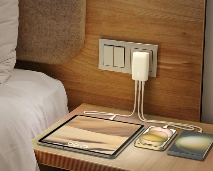Мережевий зарядний пристрій Belkin 67 Вт USB-C PD 3.1 PPS Wall Charger White (745883860081) - зображення 9