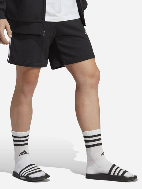 Krótkie spodenki męskie adidas M 3S FT SHO IC9435 S Czarne (4066745321134) - obraz 4