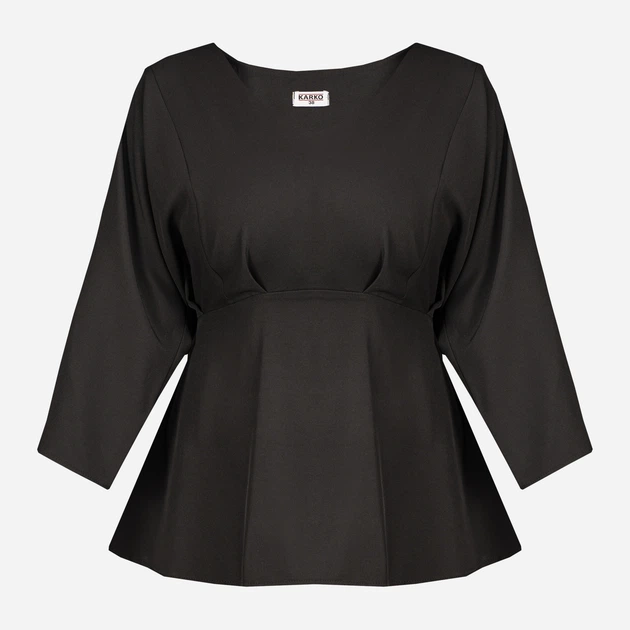 Bluzka damska Karko BA033 46 Czarna (5903676075356) - obraz 7