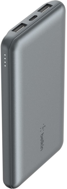 УМБ Belkin BoostCharge Power Bank 10000 mAh 15 W Grey (745883881161) - зображення 2