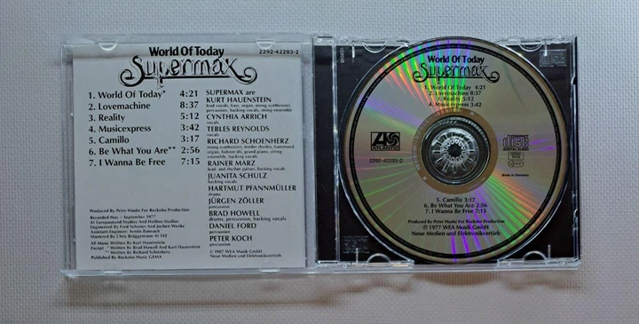 Supermax – World Of Today (1977) Audio CD - Фото 4 Supermax – World Of Today (1977) Audio CD - изображение 4