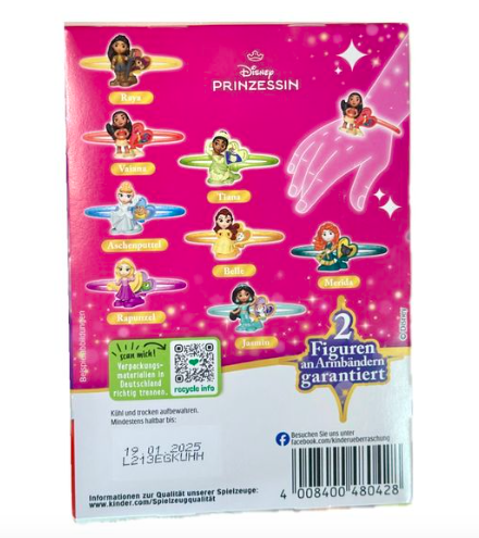Набір кіндерів Kinder Disney 4 шт 80г. Німеччина - зображення 2