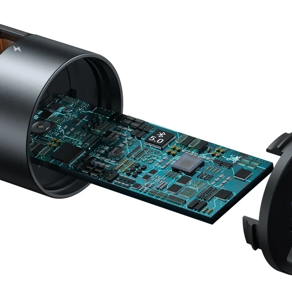 Автомобильный FM модулятор Baseus Bluetooth Трансмиттер Energy Column 2в1 MP3 - изображение 4