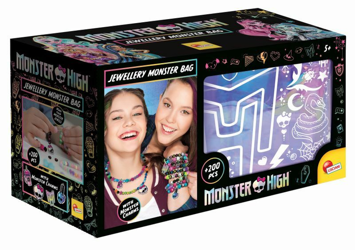 Zestaw do robienia biżuterii Lisciani Potworna Torebka Monster High 104550 (8008324104550) - obraz 1