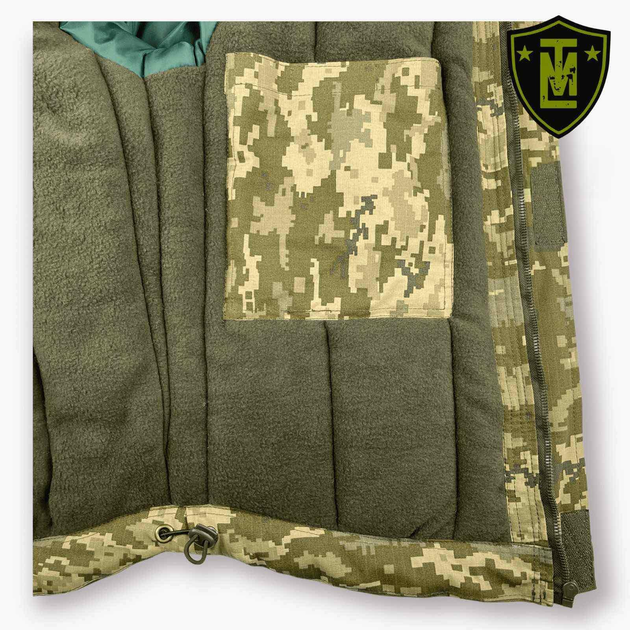 Куртка військова Lamica LMT Rip-Stop з підкладкою Fleece 2в1 MM14 S Піксель - изображение 2