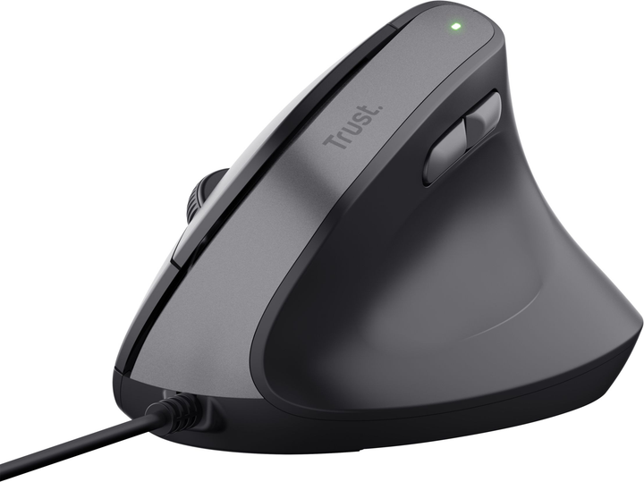 Trust Мышь Bayo 2 Ergonomic, USB-A, черный - изображение 6