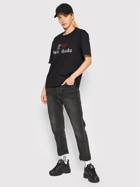 Футболка бавовняна жіноча 2005 Hot Dads Tee S Чорна (5904162564934) - зображення 3