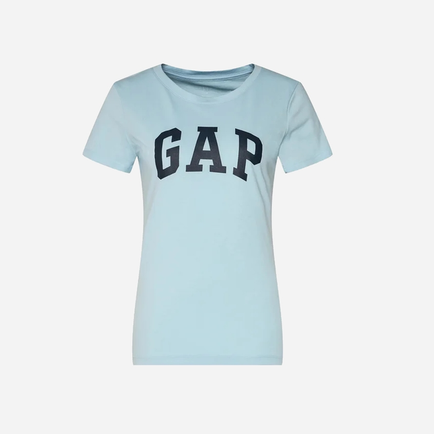 T-shirt damski basic GAP 268820-65 M Błekitny (1200118577701) - obraz 3