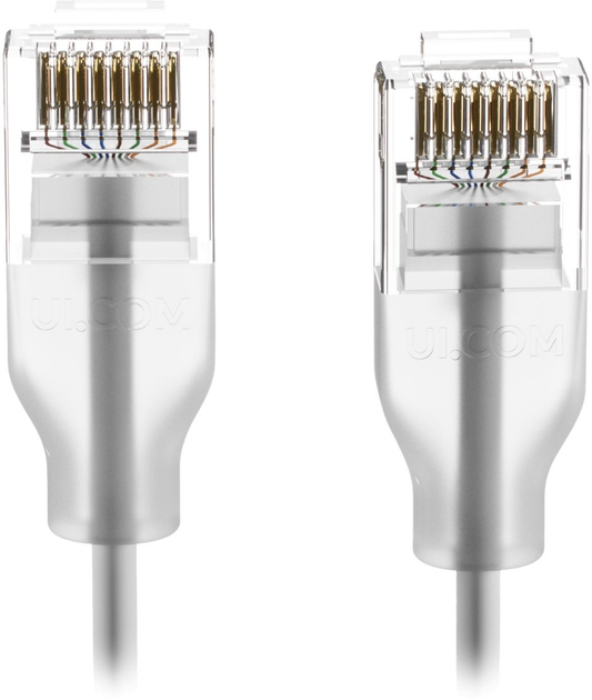 Patchcord Ubiquiti UniFi Etherlighting Patch Cable 0.15 m White (UACC-CABLE-PATCH-EL-0.15M-W) - obraz 2