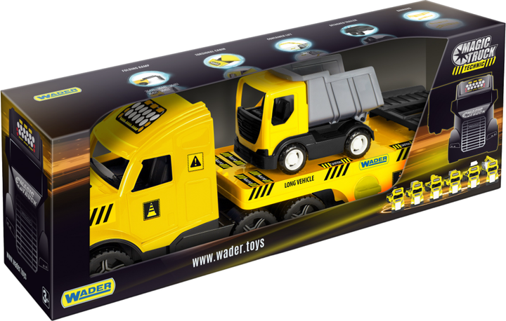 Евакуатор Wader Magic Truck Technic з вантажівкою 79 см (36421) - зображення 2