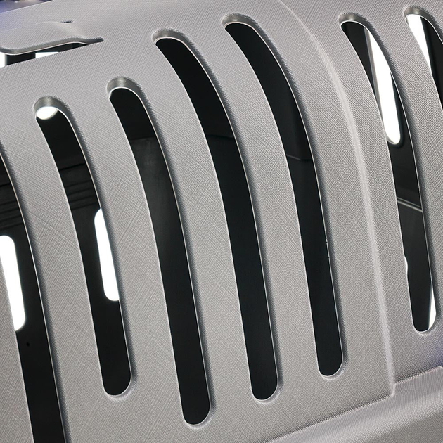 Переноска Ferplast JET 20 для котів і маленьких собак до 8 кг 57 x 37 x 33 см Сіра (8010690184135) - зображення 6