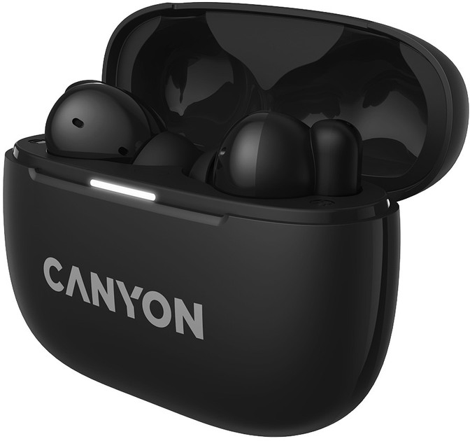 Słuchawki Canyon OnGo TWS-10 ANC ENC Black (CNS-TWS10B) - obraz 3