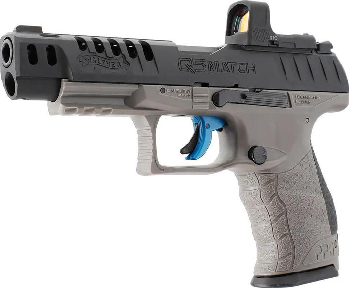 Пистолет пневматический Umarex Walther Q5 Match Combo CO2 кал. 4,5 мм - изображение 2