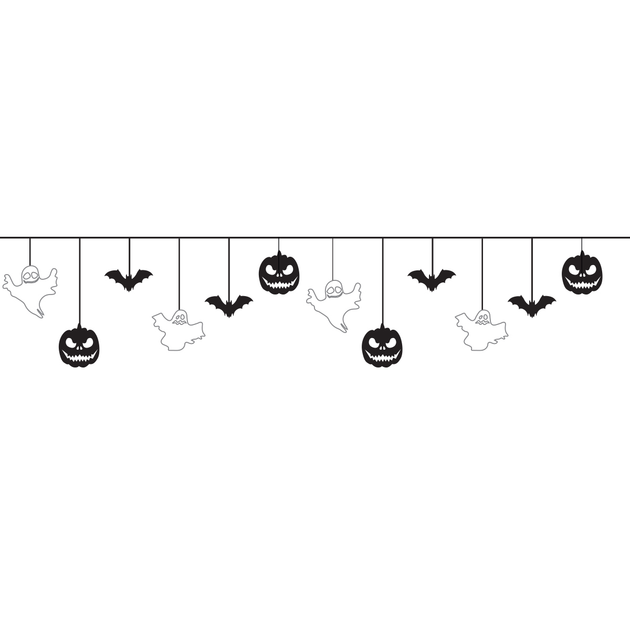 Гірлянда фігурна Yes! Fun Хелловін Halloween mix, 12 фігурок, 3 м 801187 - Фото 1 Гірлянда фігурна Yes! Fun Хелловін Halloween mix, 12 фігурок, 3 м 801187 - зображення 1