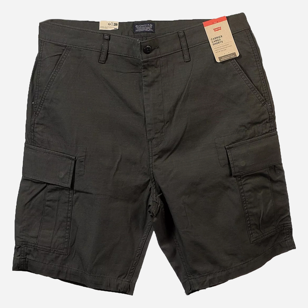 Шорти подовжені чоловічі Levi's Carrier Cargo Shorts 23251-0060 31 Чорні (5401128048328) - зображення 4