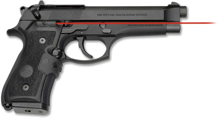 Лазерный целеуказатель Crimson Trace LG-402M на рукоять для BERETTA 92/96/M9. Цвет - Красный - изображение 2