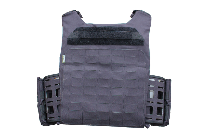 Плитоноска Plate Carrier Light Открытого типа панель Molle uaBronik Черная - изображение 2