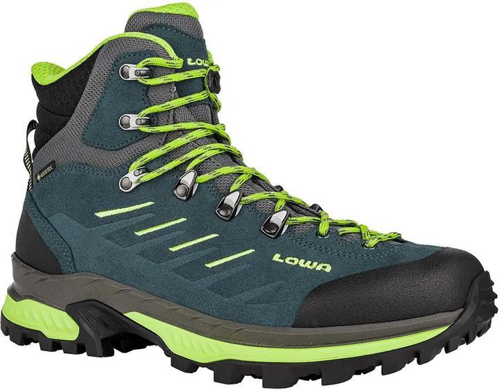 Ботинки с Gore-Tex Lowa Randir GTX MID 44.5 Blue-Lime - изображение 2