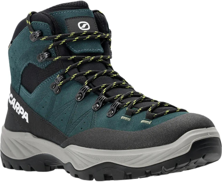 Ботинки с Gore-Tex Scarpa Boreas GTX 43,5 Petrol/Lime - изображение 1