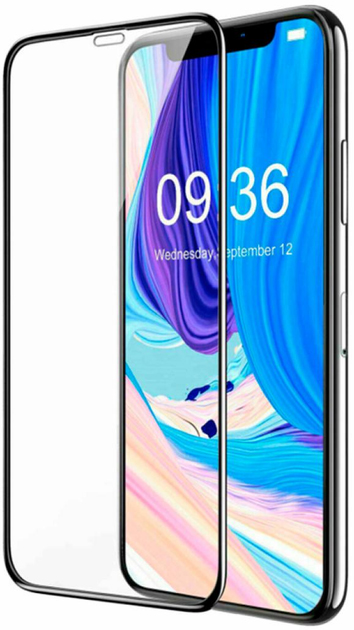 Szkło ochronne Breezy Premium Sapphire dla Apple iPhone 12 Pro Max Black (BRGLIPH12PROMAX) - obraz 1