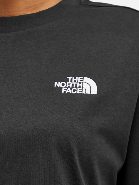 Футболка бавовняна довга жіноча The North Face Simple Dome W NF0A87NQJK3 M Чорна (196575424959) - зображення 3