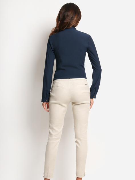 Bluzka damska elegancka Awama A111 XL Ciemnoniebieska (5902360510180) - obraz 4