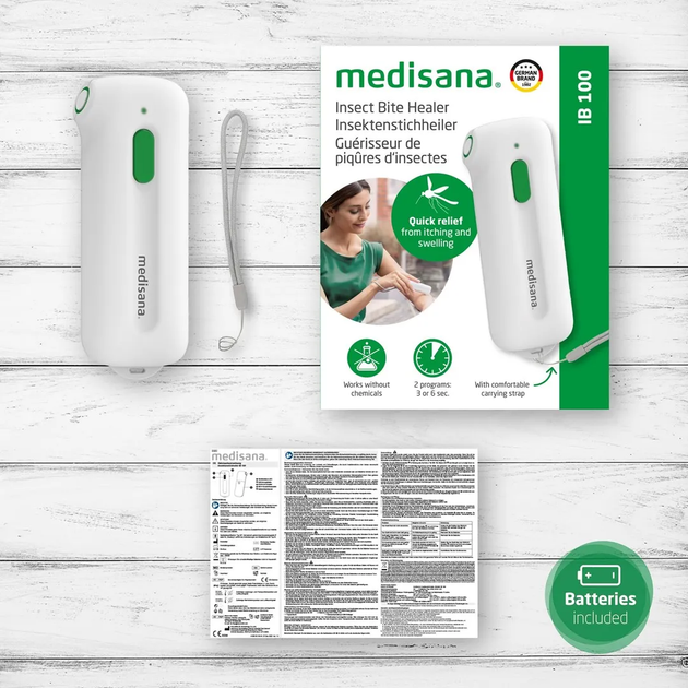 Пристрій від укусів комах Medisana IB 100 (4015588410505) - зображення 5