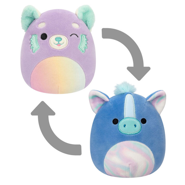 М'яка іграшка Squishmallows P19 Flip A Mallows Lexis/Romano 13 см (196566410923) - зображення 1