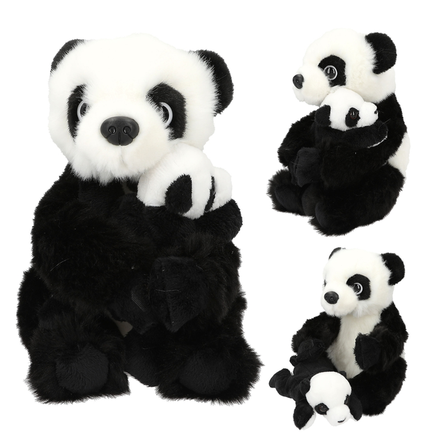 Pluszak Topmodel Plush Panda Mum And Baby Wild (4010070668648) - obraz 1