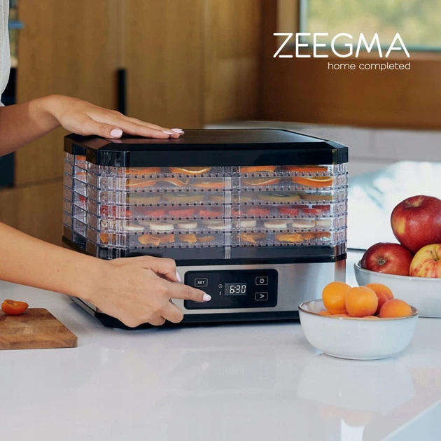 Сушилка для овощей, фруктов и грибов, дегидратор Zeegma Dry Chef Silver - изображение 4