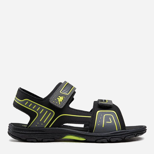 Підліткові сандалії для хлопчика Kappa Paxos T Kids Sandals 260864T-1133 37 Чорні (4056142731537) - зображення 1