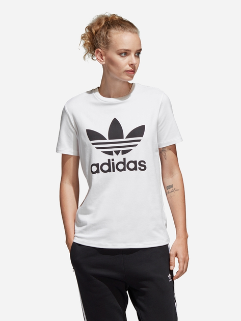 Футболка бавовняна жіноча adidas CV9889 36 Біла (4059805430754) - зображення 1