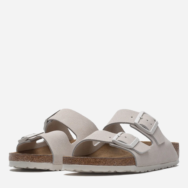 Klapki damskie skórzane Birkenstock 1026842 38 Beżowe (4066648141648) - obraz 2