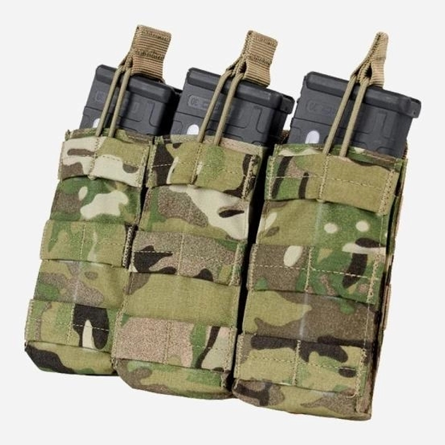 Підсумок для магазинів Condor Triple Stacker M4 Mag Pouch multicam - зображення 1