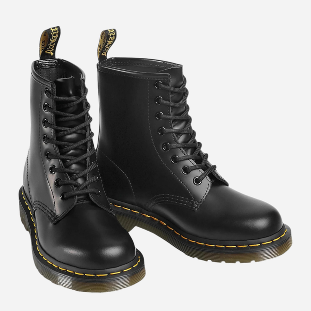 Жіночі берці високі Dr. Martens 1460 Smooth 11822006 38 Чорні (0800090828559) - зображення 3