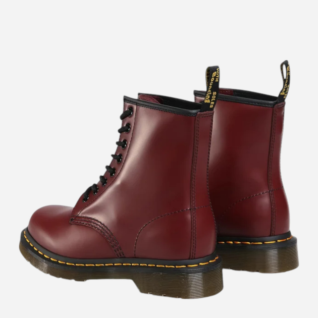 Жіночі берці високі Dr. Martens 1460 Smooth 11822600 36 Бордові (800090827682) - зображення 6