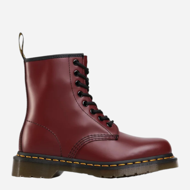 Жіночі берці високі Dr. Martens 1460 Smooth 11822600 41 Бордові (0800090796636) - зображення 1