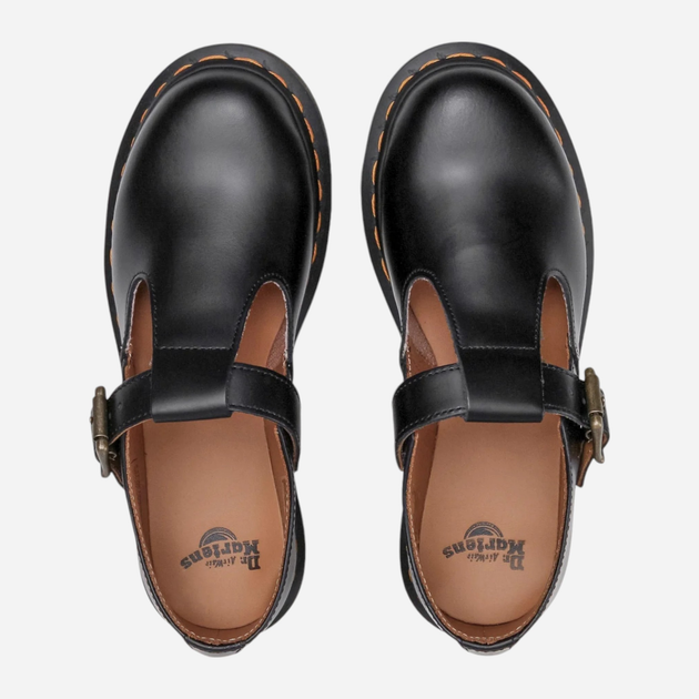 Жіночі туфлі Мері Джейн зі шкіри Dr. Martens Polley 14852001 38 Чорні (883985498266) - зображення 5