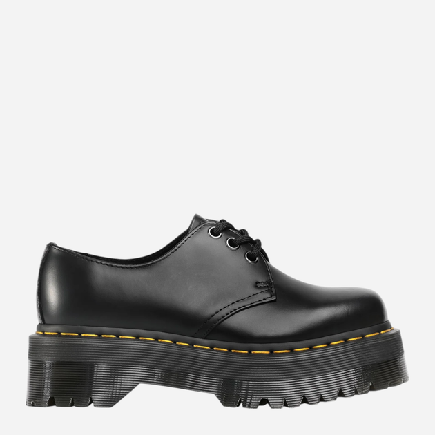 Buty derby damskie na platformie Dr. Martens 1461 Quad 25567001 37 Czarne (0190665329445) - obraz 1