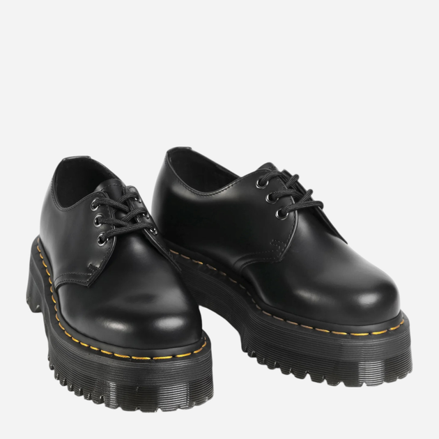 Жіночі дербі зі шкіри Dr. Martens 1461 Quad 25567001 37 Чорні (190665329445) - зображення 3