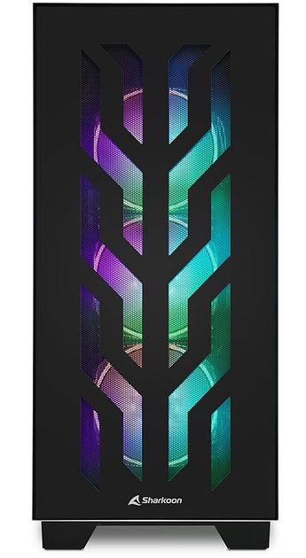 Obudowa Sharkoon Elite Shark CA300T RGB Black (4044951030149) - obraz 2