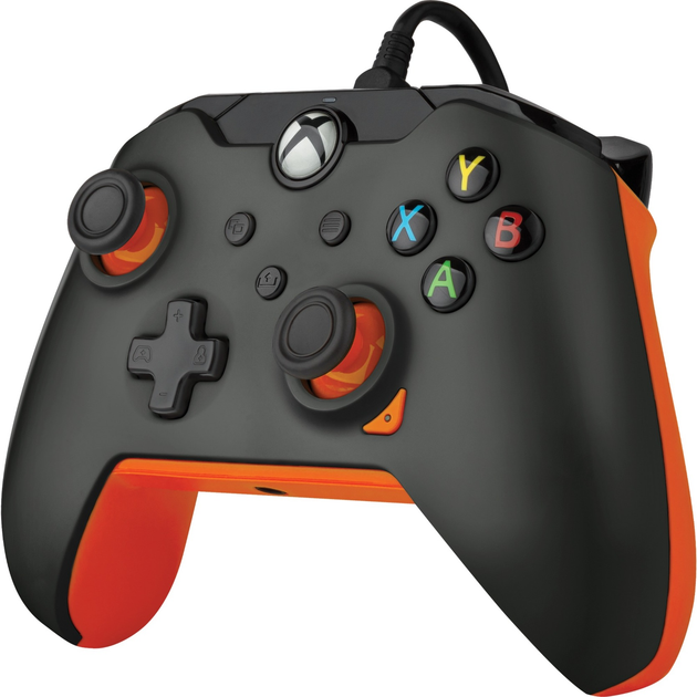 Kontroler przewodowy PDP Atomic do Xbox Series/Xbox One/PC Black-Orange (049-012-GO) - obraz 2