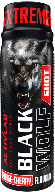 Kompleks przedtreningowy Activlab Black Wolf Shot 12 x 80 ml Pomarańczowo-wiśniowy (5907368803319) - obraz 2