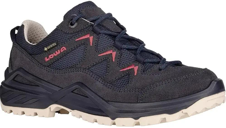 Кросівки з Gore-Tex Lowa Sirkos Evo GTX LO W 41 Navy-Redwood - зображення 2