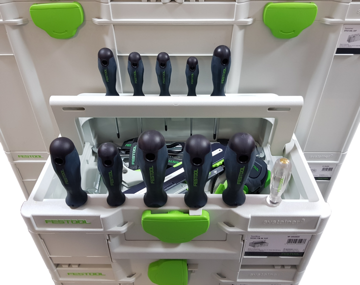 Инструментальный ящик в формате систейнера³ ToolBox SYS3 TB M 137 Festool 204865 - Фото 4 Инструментальный ящик в формате систейнера³ ToolBox SYS3 TB M 137 Festool 204865 - изображение 4