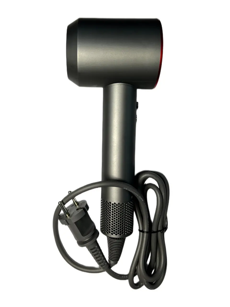 Фен для волосся Supersonic Стайлер 1500 Вт. 5 насадок 3 режими швидкості, Сірий - зображення 2