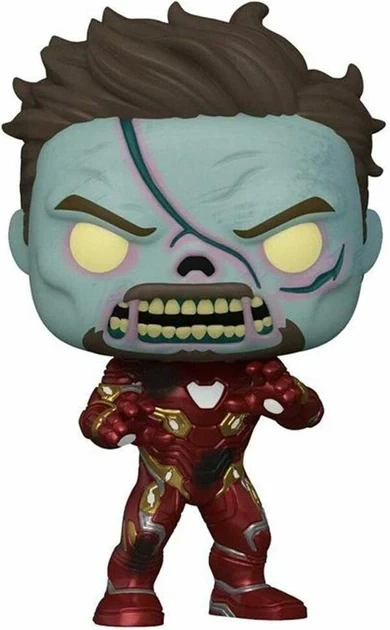 Фігурка колекційна комікс Funko Pop Зомбі Залізна Людина What If Zombie Iron Man #944 вініл 10 см (WI ZIM 944) - Фото 2 Фігурка колекційна комікс Funko Pop Зомбі Залізна Людина What If Zombie Iron Man #944 вініл 10 см (WI ZIM 944) - зображення 2