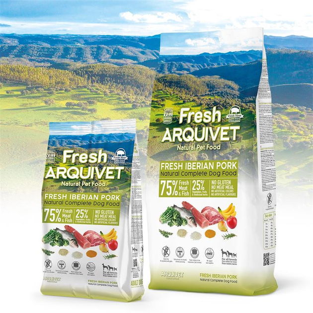 Напіввологий корм для собак Arquivet Fresh Iberian Pork 2.5 кг (8435117891081) - зображення 5